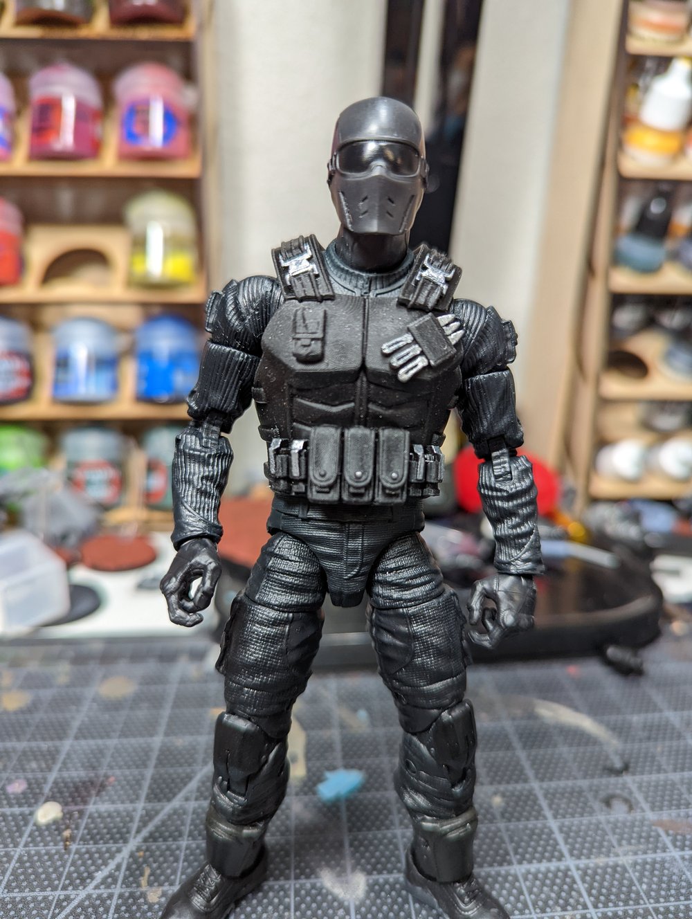 Black commando vest Flex resin