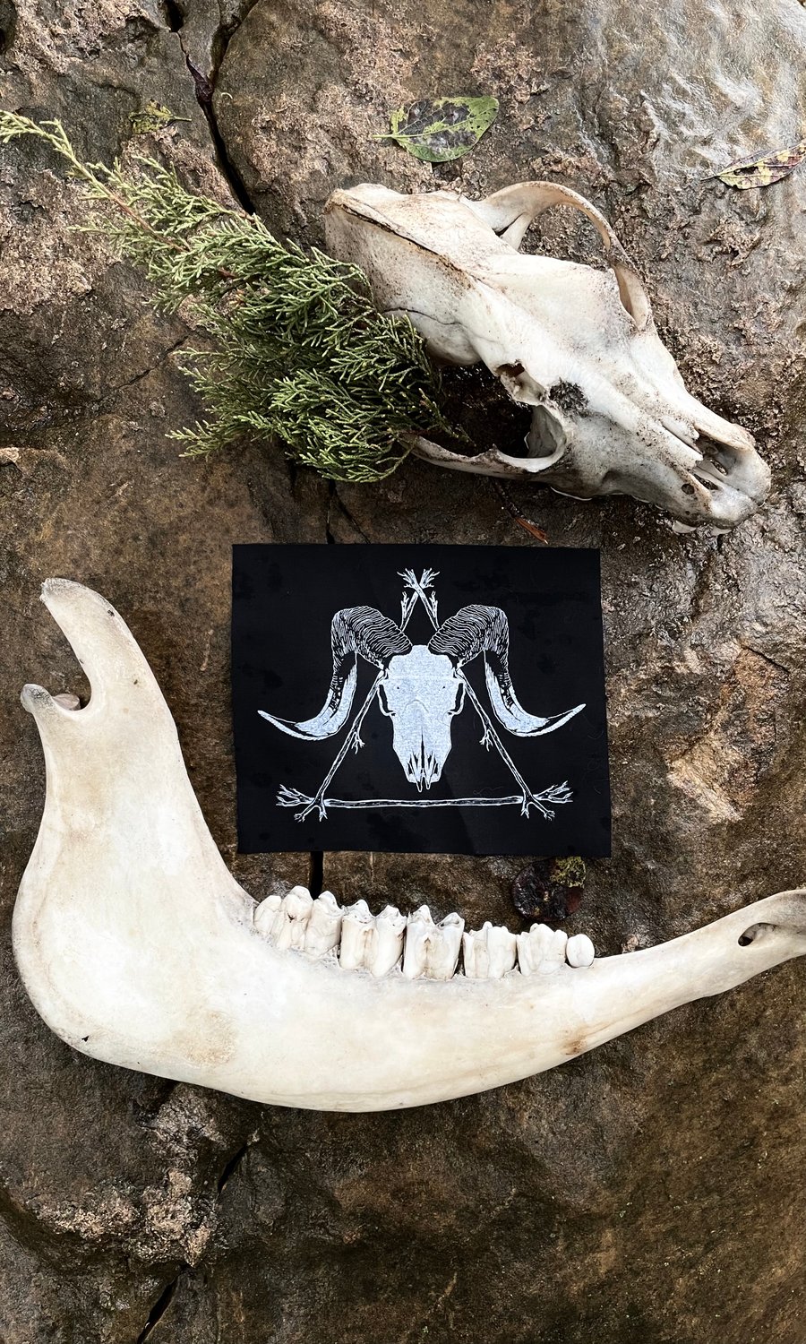 Image of RAM SKULL MINI PATCH
