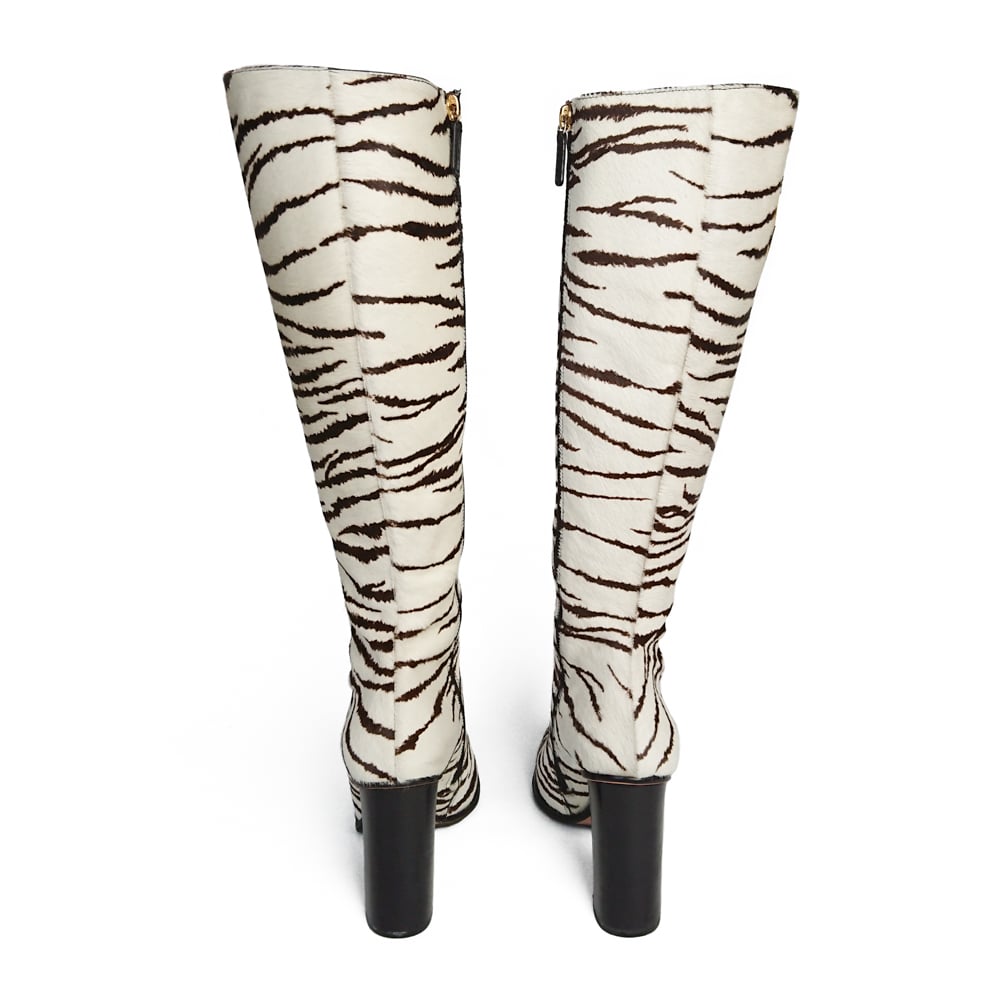 Gucci 2006 Pony Hair Tiger Print Boots † Ruder Than The Rest
