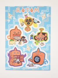 Image 1 of Rotom and Friends Sticker Sheet