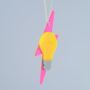 Image of Bright Idea Light Bulb Necklace