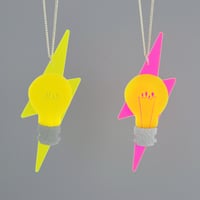 Image 2 of Bright Idea Light Bulb Necklace