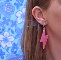 Image 2 of Lightning Bolt Earrings
