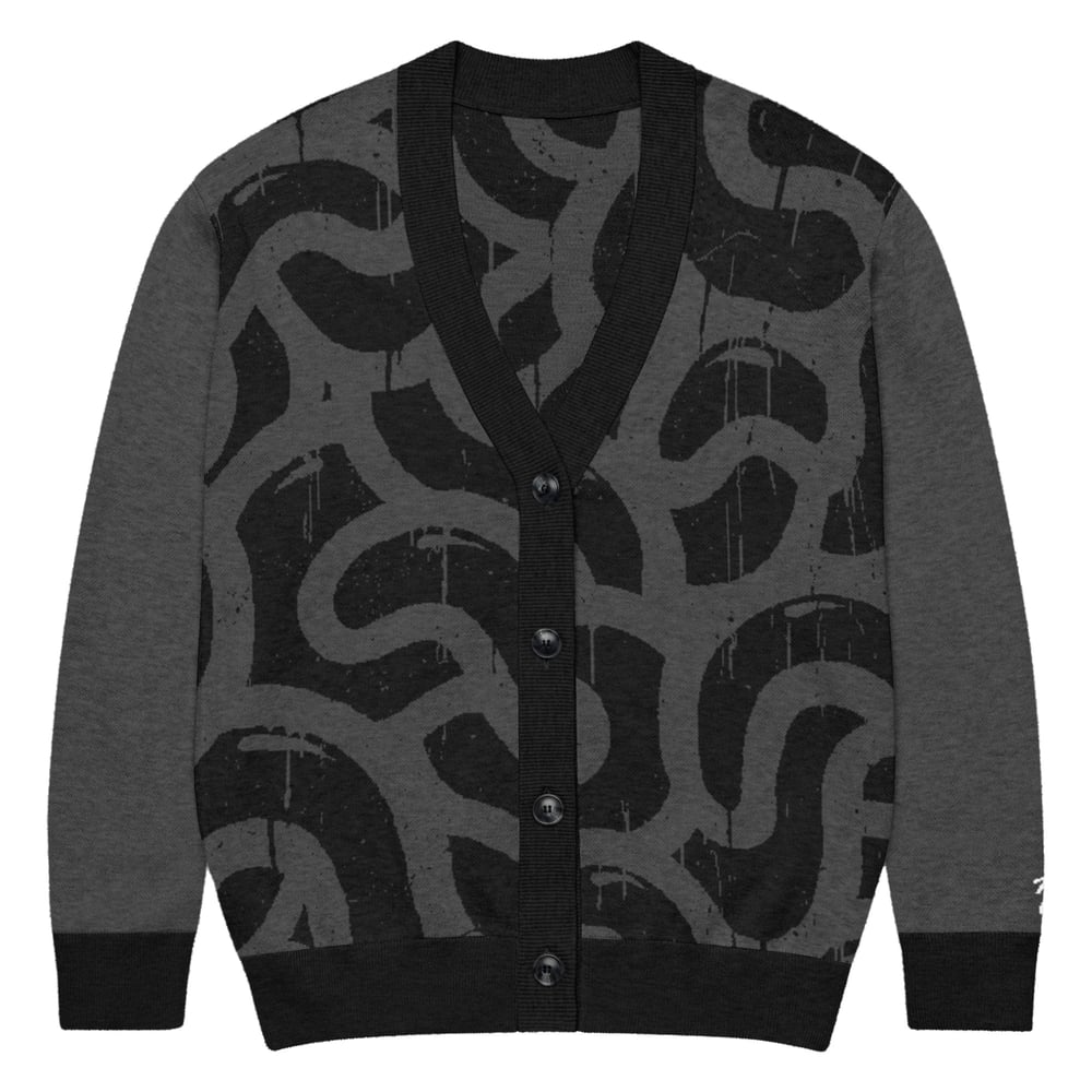 TLA Knitted cardigan -Black