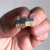 Image 1 of Small Gold Block Posts 