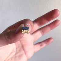 Image 2 of Small Gold Block Posts 