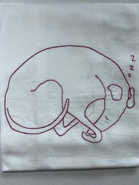 Image 3 of Sleeping Whippet Teatowels