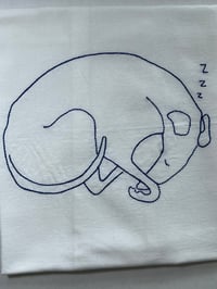 Image 2 of Sleeping Whippet Teatowels