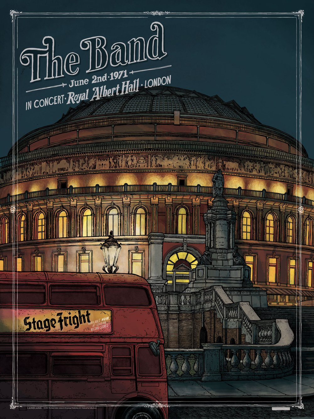 The Band ("Royal Albert Hall 50th Anniversary") • L.E. Official Poster (18" x 24")