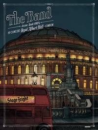 Image 1 of The Band ("Royal Albert Hall 50th Anniversary") • L.E. Official Poster (18" x 24")