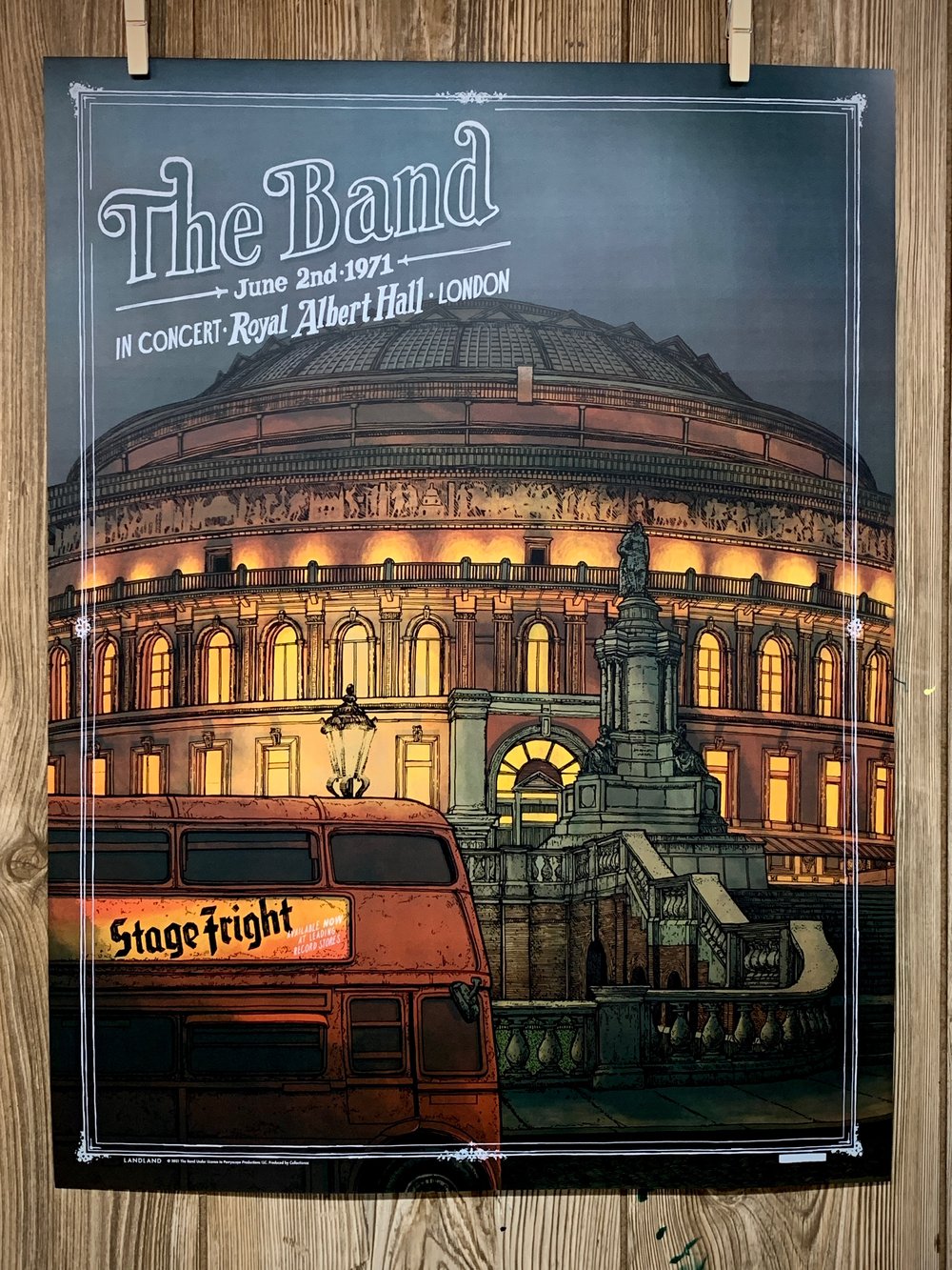 The Band ("Royal Albert Hall 50th Anniversary") • L.E. Official Poster (18" x 24")