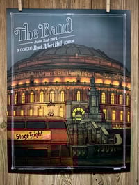 Image 2 of The Band ("Royal Albert Hall 50th Anniversary") • L.E. Official Poster (18" x 24")