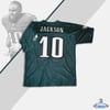 NFL Team Apparel Design Jackson Eagles #10 Home/GREEN Jersey