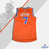Adidas New York Knicks Carmelo Anthony #7  VINTAGE Bright Orange/Home Jersey