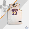 Adidas Swingman Los Angeles Lakers Lebron James #23 ALT. Home/White Jersey (NEW W/TAGS)