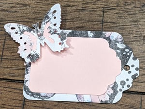 Image of Pink and Black Butterflies