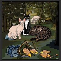 Image 2 of Luncheon on the Catnip T shirt