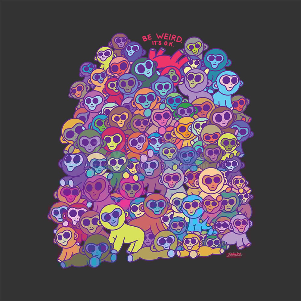 Image of Be Weird. It's O.K. T shirt