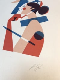 Image 3 of "Donna con luna, stelle e forme"