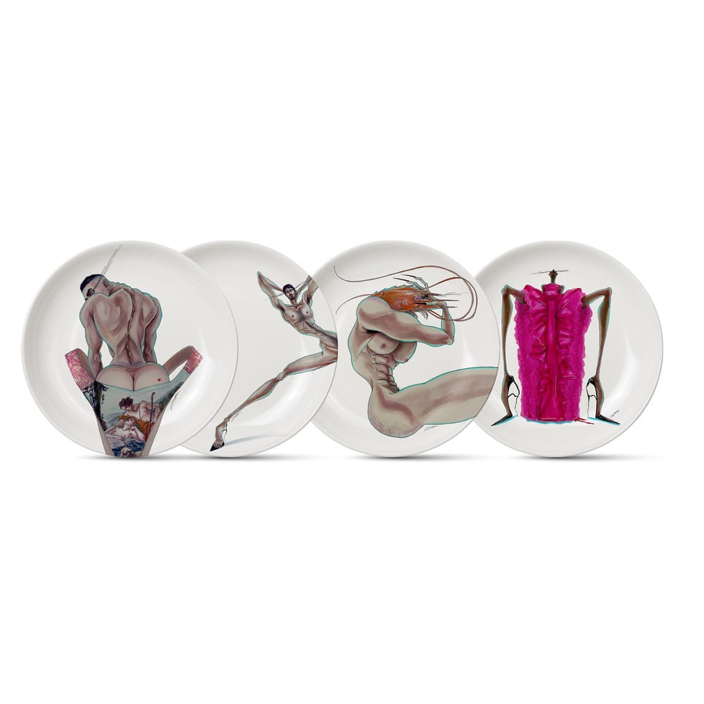 Image of CHICMESS â€“ Decorative Plates | Set of 4 Plates