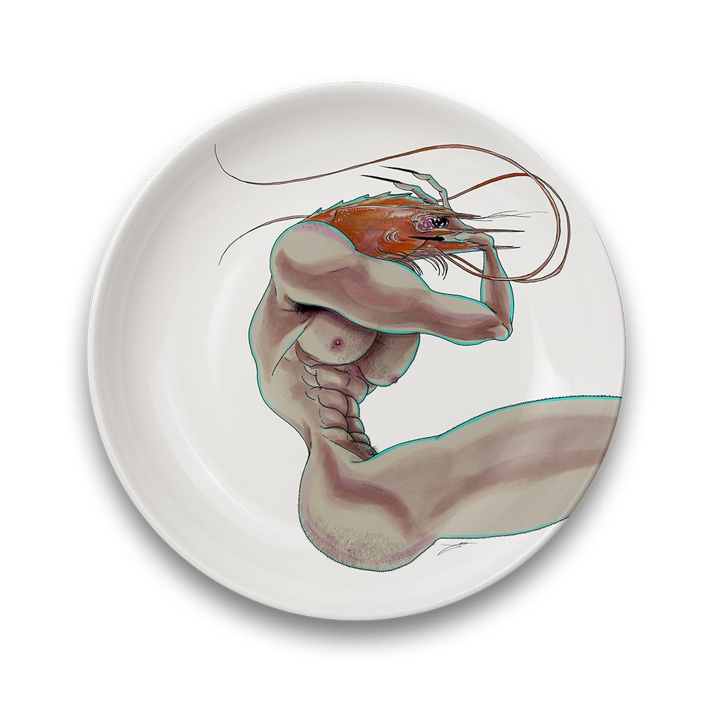 Image of CHICMESS â€“ Decorative Plates â€“ Prawn Head