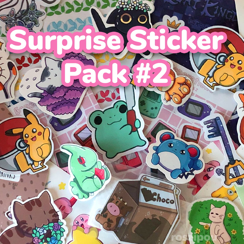  Surprise Mystery Sticker Pack #2