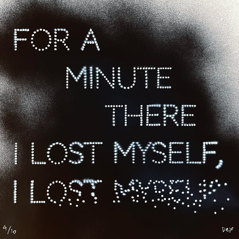 I Lost Myself (Stencil)