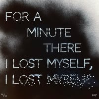 Image 1 of I Lost Myself (Stencil)