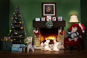 Squeak Show Christmas Cards (Pack of 10)