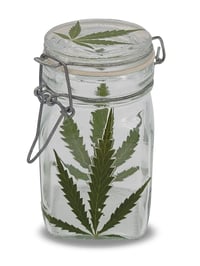 Image 1 of Happy Hemp Square Stash Jar