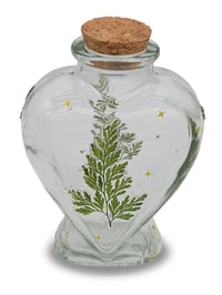 Image 1 of Simple Leaf Heart Stash Jar