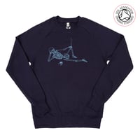 Image 1 of Deadend Unisex Navy Sweatshirt (Organic)