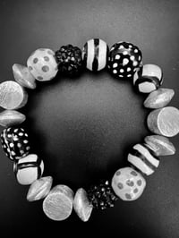 Image 2 of NEW Black & White Bracelet