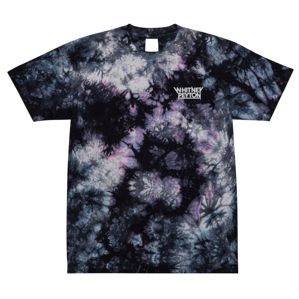Image of Embroidered Tie Dye Tee