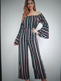 Striped Jumpsuit