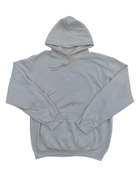 Image 1 of 2021 Embroidered Logo Hoodie (Natural) 
