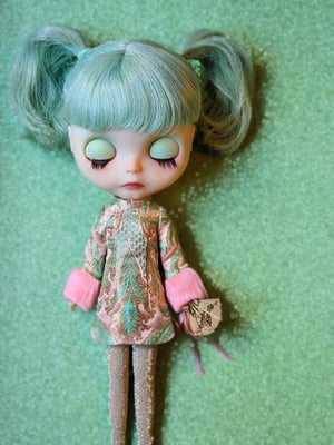 Image of Lounging Linda ~ Sorbet Pastel Cheongsam Set for Blythe and Cherry