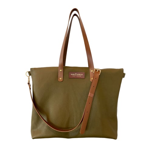 Image of Luxurious Babsie Tote OLIVE