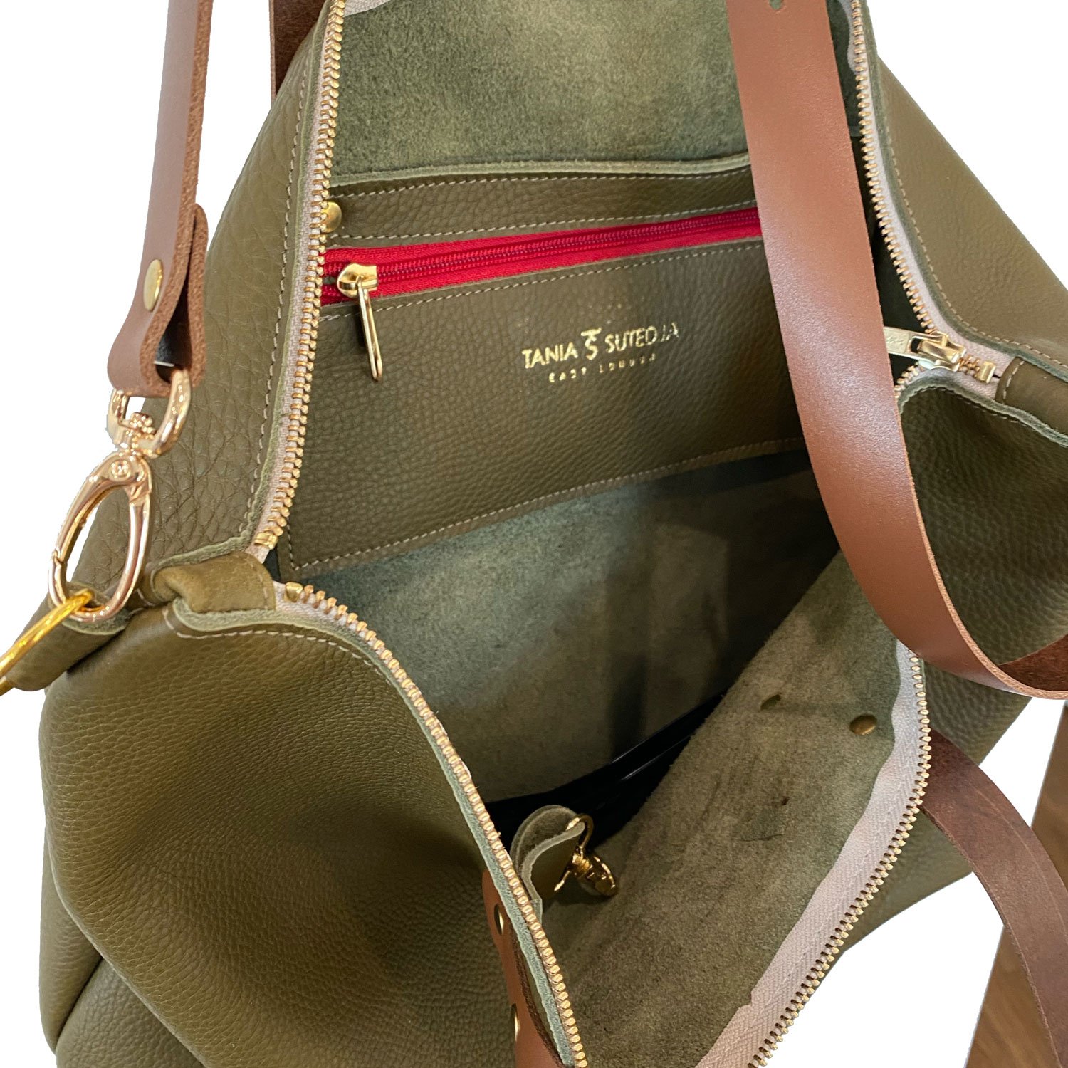 Image of Luxurious Babsie Tote OLIVE
