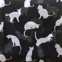 Image 1 of Cat Scarf - Black