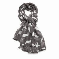 Image 2 of Cat Scarf - Grey
