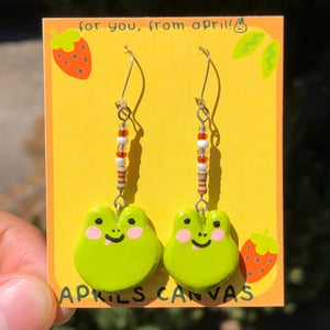 Image of Big Papa Frog Earrings