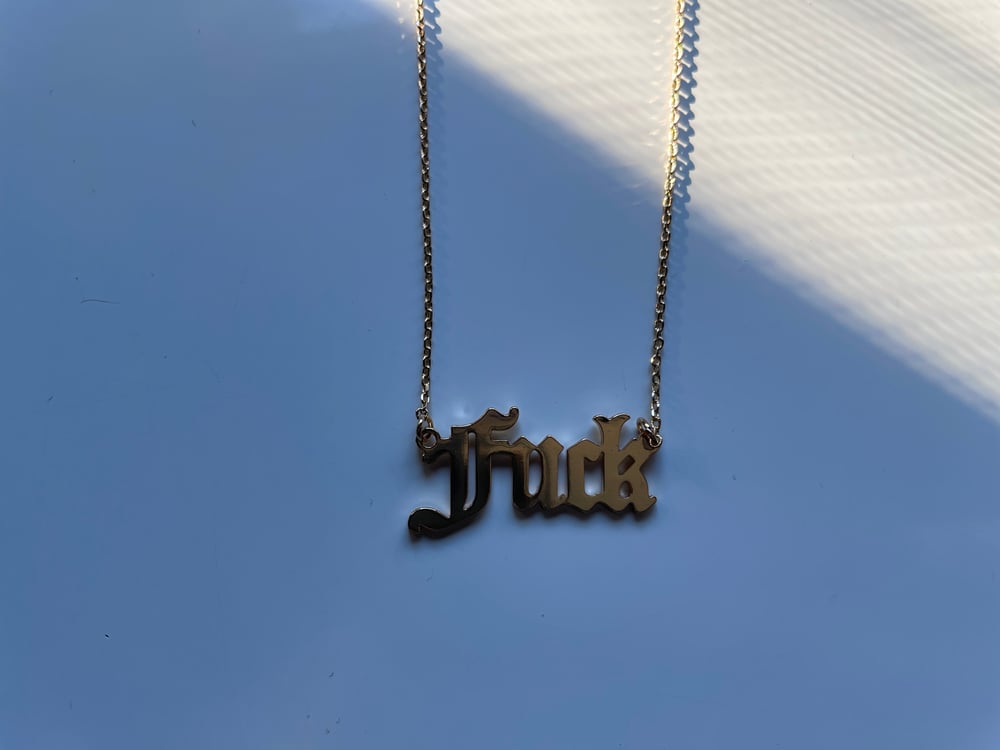 My Favorite Word Necklace