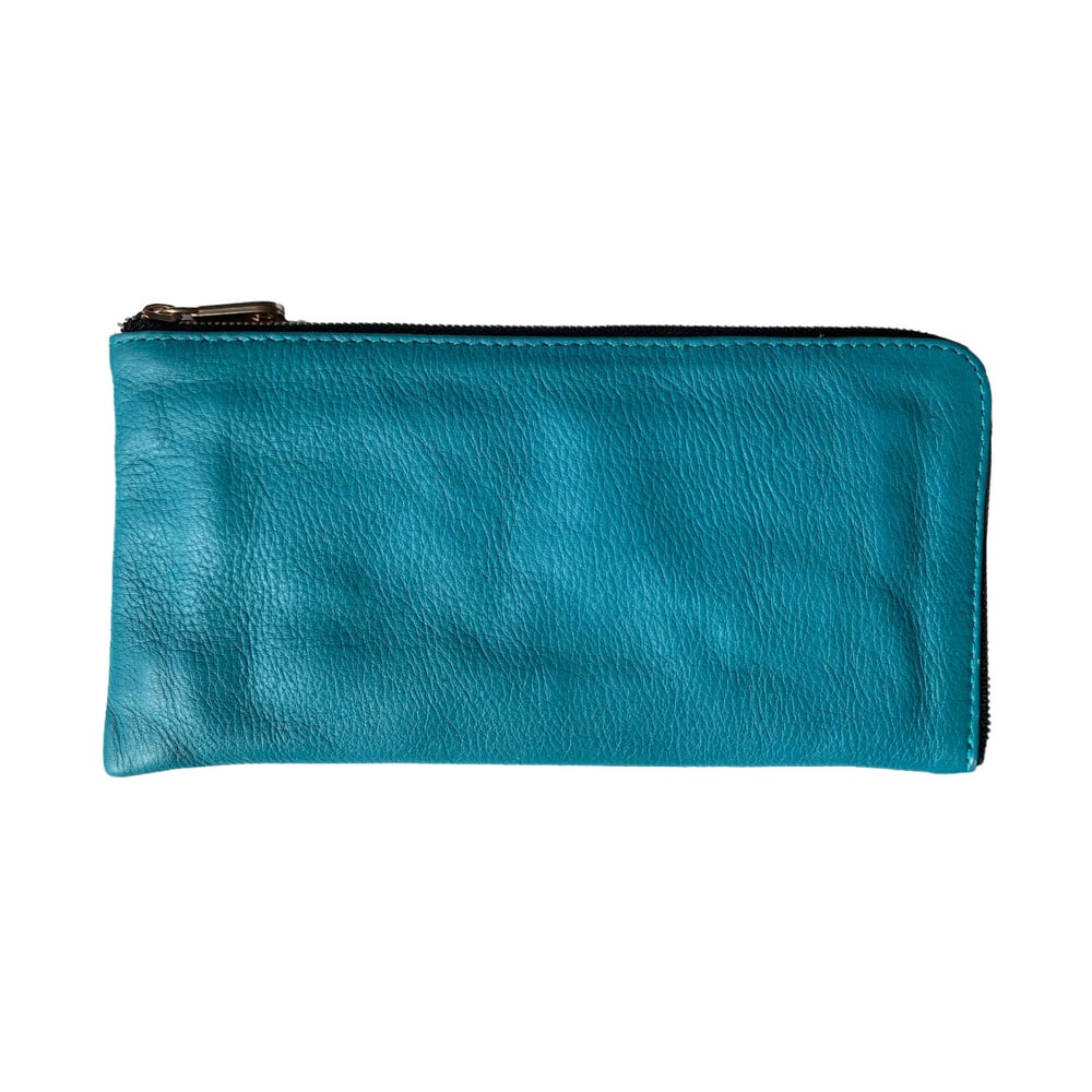 Image of Classic Zip Purse Turquoise