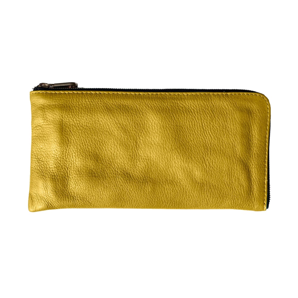 Image of Classic Zip Purse Mustard