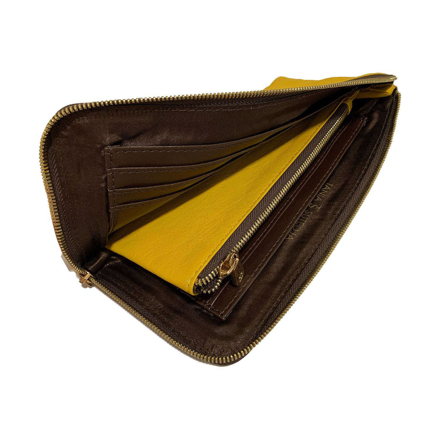 Image of Classic Zip Purse Mustard