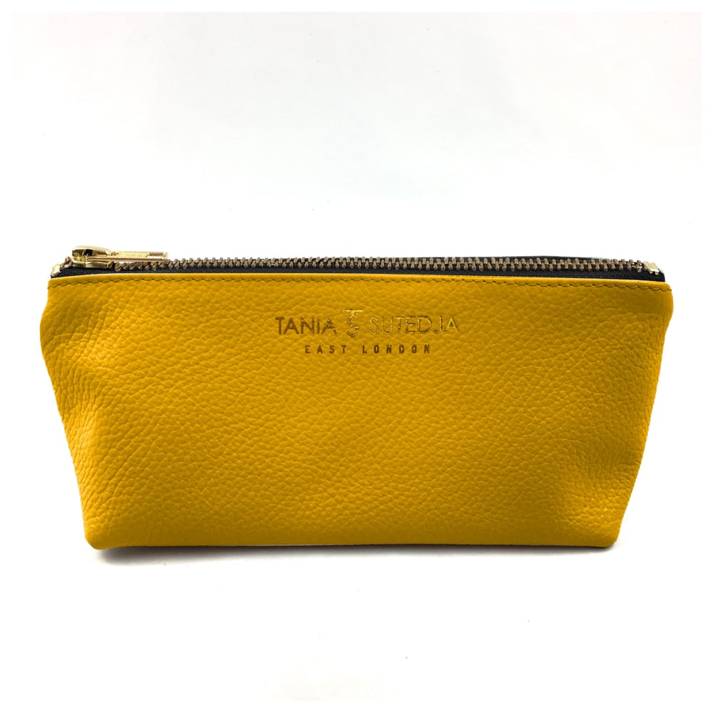 Image of Darling Make Up Case Yellow Mustard