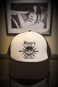 BUSY'S  LOGO MUTHER TRUCKER HATS