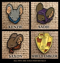 Image 1 of Mouse Guard Enamel Pin (sold individually) 