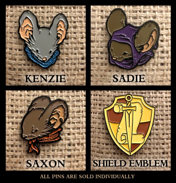 Image of Mouse Guard Enamel Pin (sold individually) 